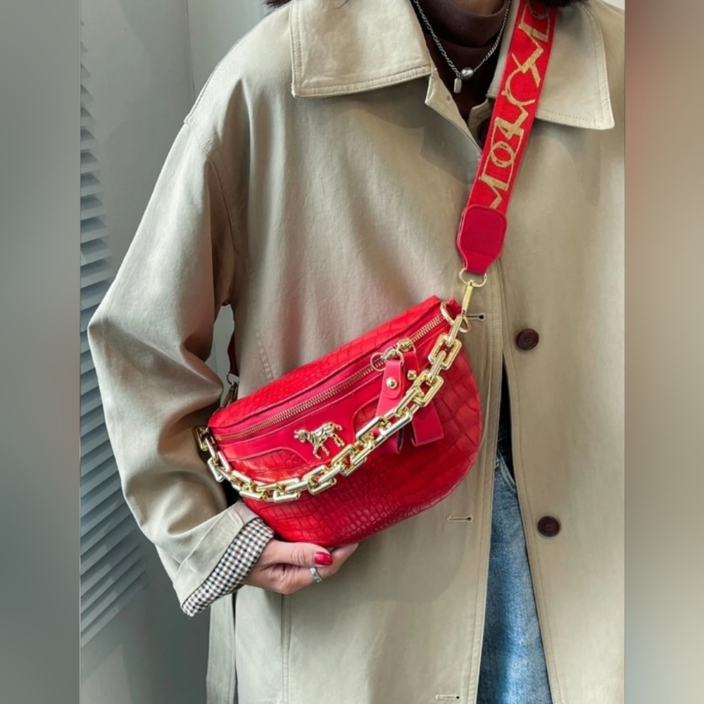 Metal Horse Decor Bag
